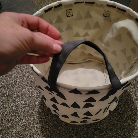 Boho Canvas Tote/Basket - Picture 2 of 2